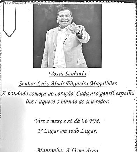 Homenagem enviada por Elizabeth Nogueira a Luiz Almir e ao programa O Povo no Rádio