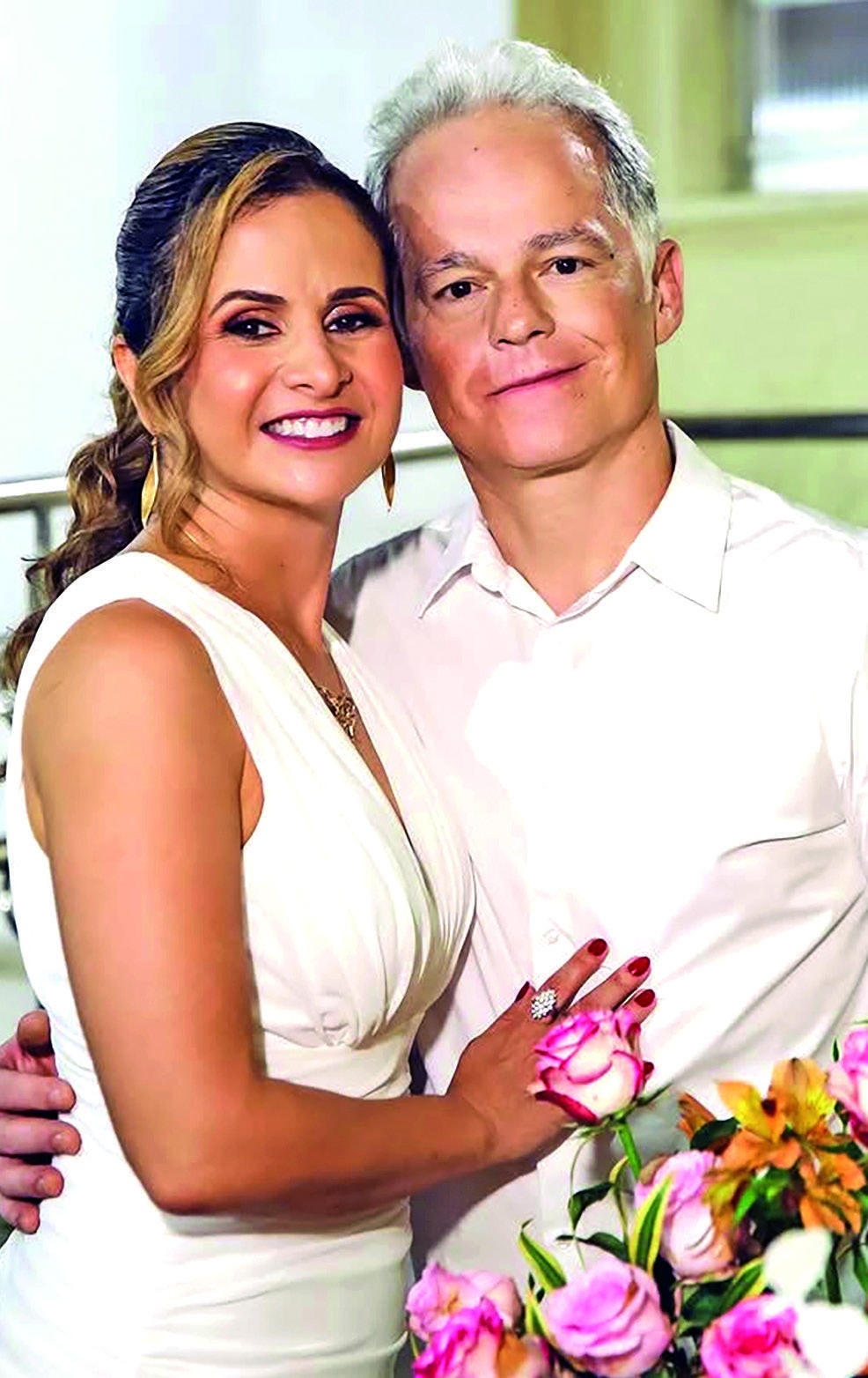 Samara Gosson e Sérgio Coutinho comemoram 25 anos de união