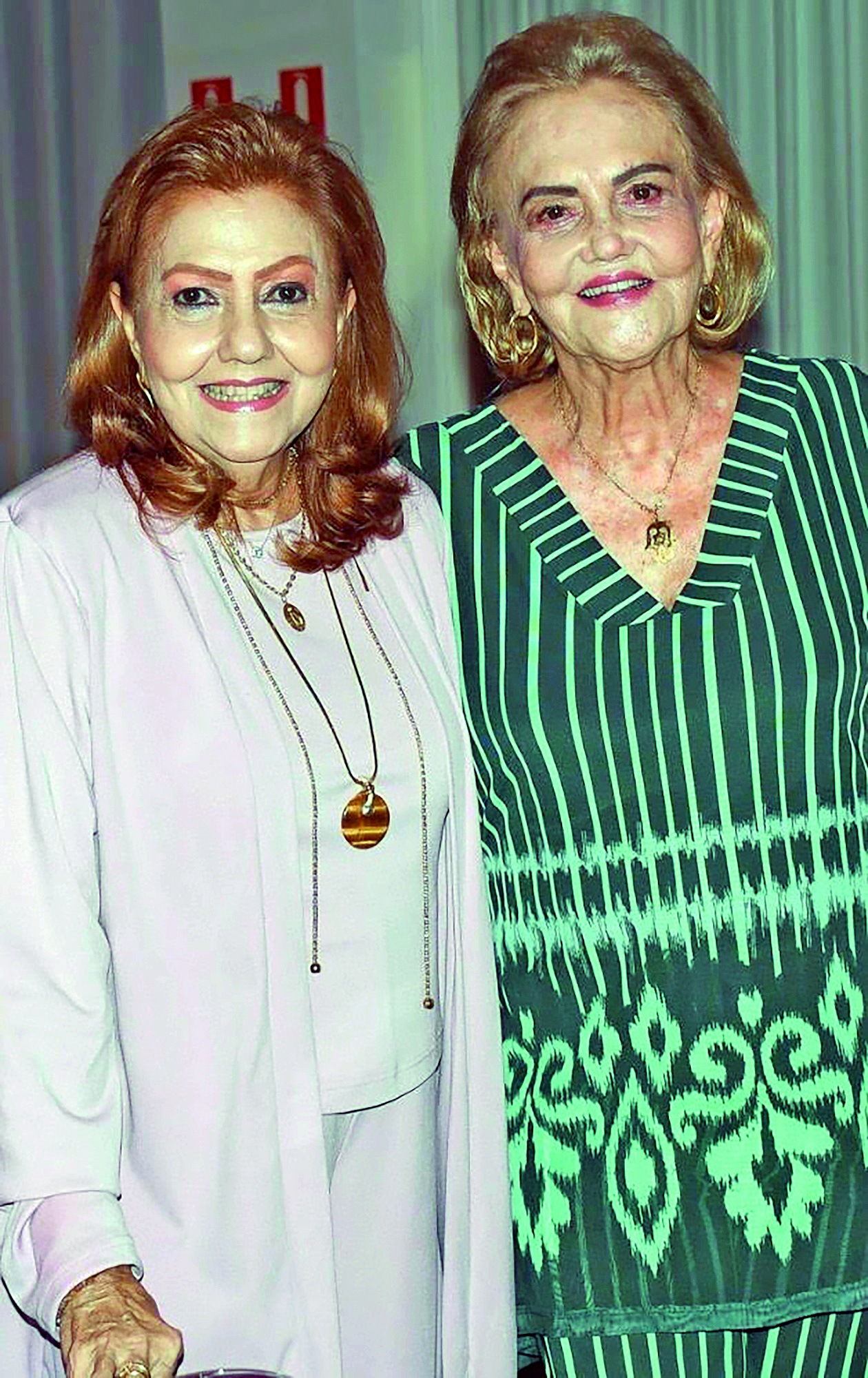As irmãs Marília Borges e Carmem Santos