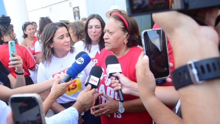 Governadora Fátima Bezerra (PT) afirmou neste domingo 25 que está confiante na vitória de Cadu de Lula para o Governo do RN. Foto: José Aldenir