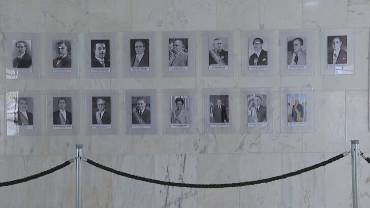 Galeria de retratos dos presidentes da República no Palácio do Planalto