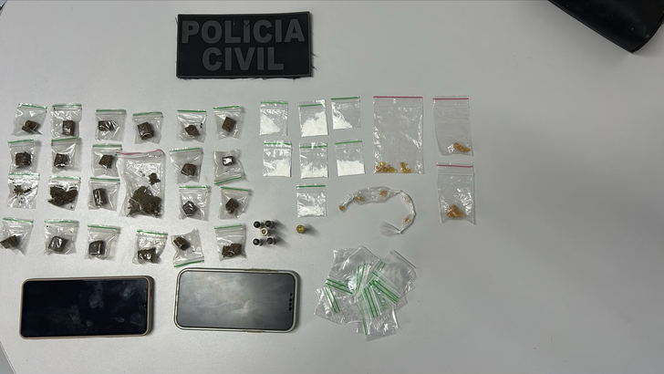 Homem é preso com drogas e munições durante investigação de tentativa de homicídio em Tangará