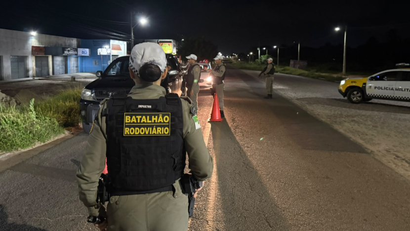 Policiais do CPRE prenderam dois motociclistas por embriaguez ao volante durante fiscalizações em Extremoz e Vera Cruz, na noite de sexta-feira 16. - Foto: CPRE