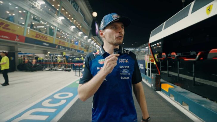 Max Verstappen após a vitória no GP de Singapura de 2026