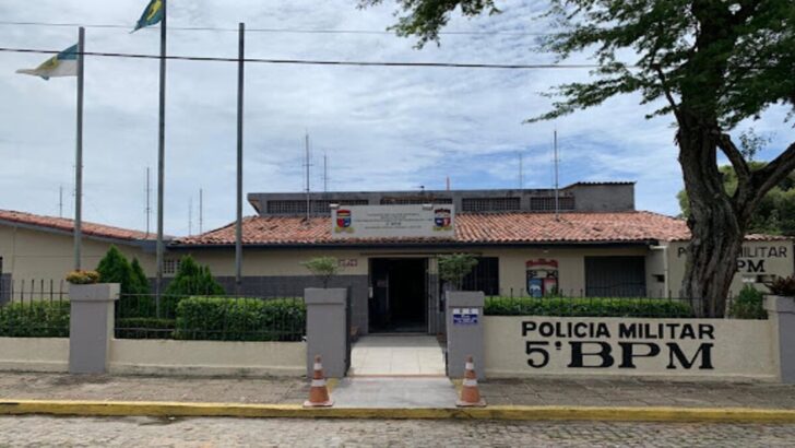 Fachada de unidade da Polícia Militar do Rio Grande do Norte