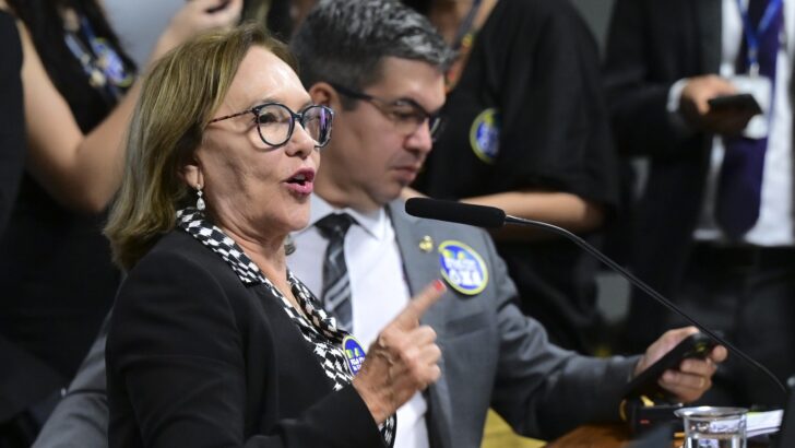 Senadora Zenaide Maia discursa na CCJ durante reunião sobre o fim da escala 6x1