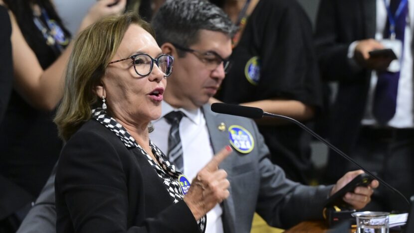 Senadora Zenaide Maia discursa na CCJ durante reunião sobre o fim da escala 6x1