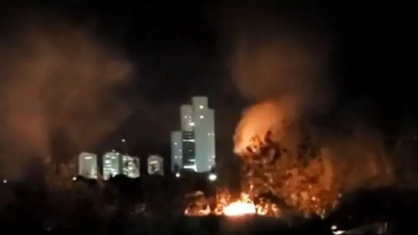 incendio zona sul