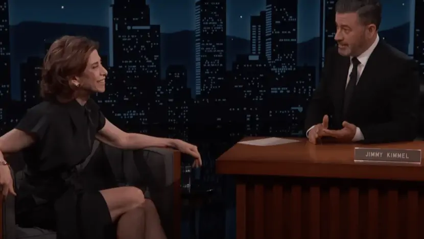 Fernanda Torres em programa Jimmy Kimmel Live - Foto: Reprodução youtube