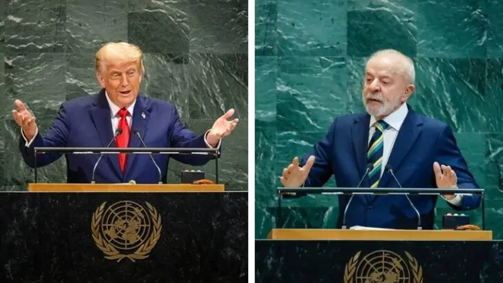 Trump e Lula na ONU