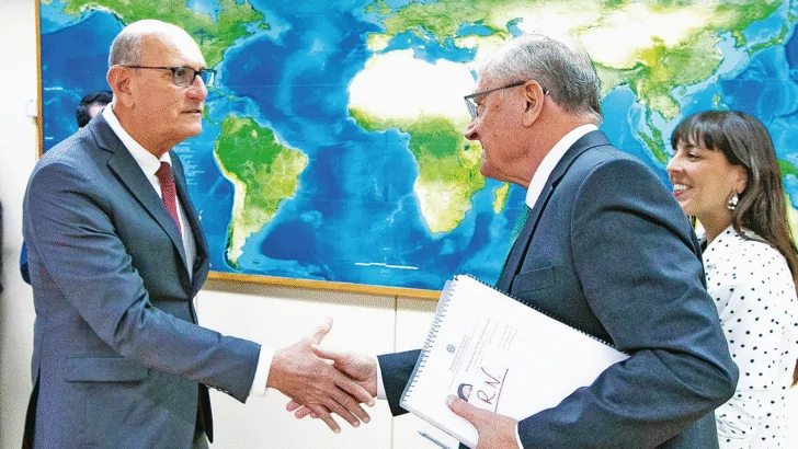 Presidente da FIERN se reúne com Alckmin e discute tarifaço dos EUA