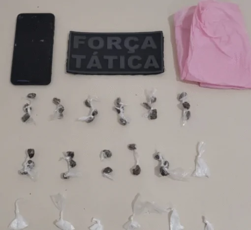 Homem é detido com 31 porções de maconha e sete de cocaína em Muriú, no RN