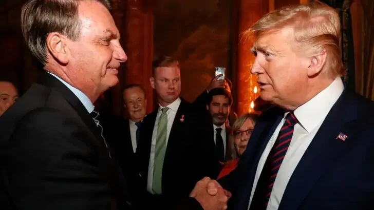 TRUMP E BOLSONARO Foto: Alan Santos/PR