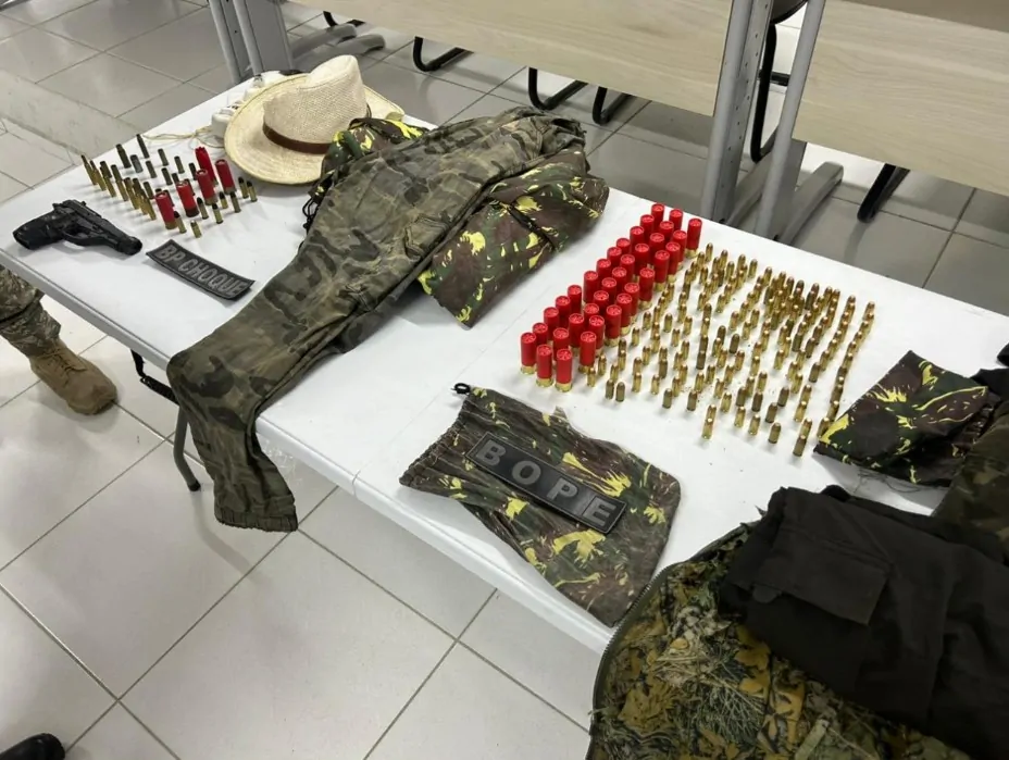 Operação desmonta três acampamentos usados por criminosos na região de mãe luiza | notícias do rio grande do norte acampamento mãe luiza 2